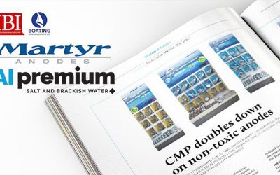 Martyr Aluminum Anodes highlighted in the International Boating Industry Magazine